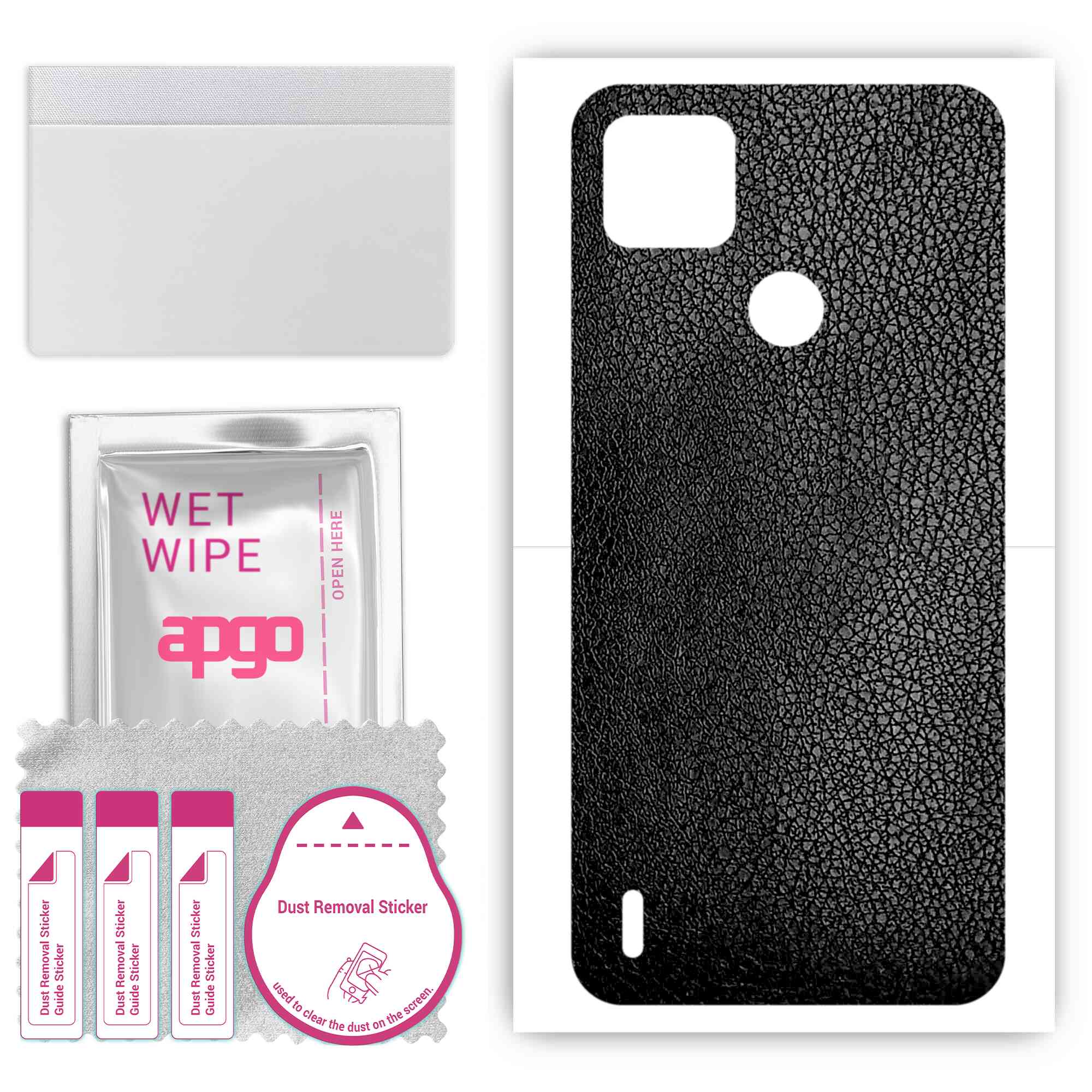 Apgo Protective Skin Sticker для задньої панелі, сумісної з Tecno Pop 4 LTE, Wrap Film, Foil, Vinyl - Pattern Black Leather
Apgo Protective Skin Sticker для задньої панелі, сумісної з Tecno Pop 4 LTE, Wrap Film, Foil, Vinyl - Pattern Black Leather