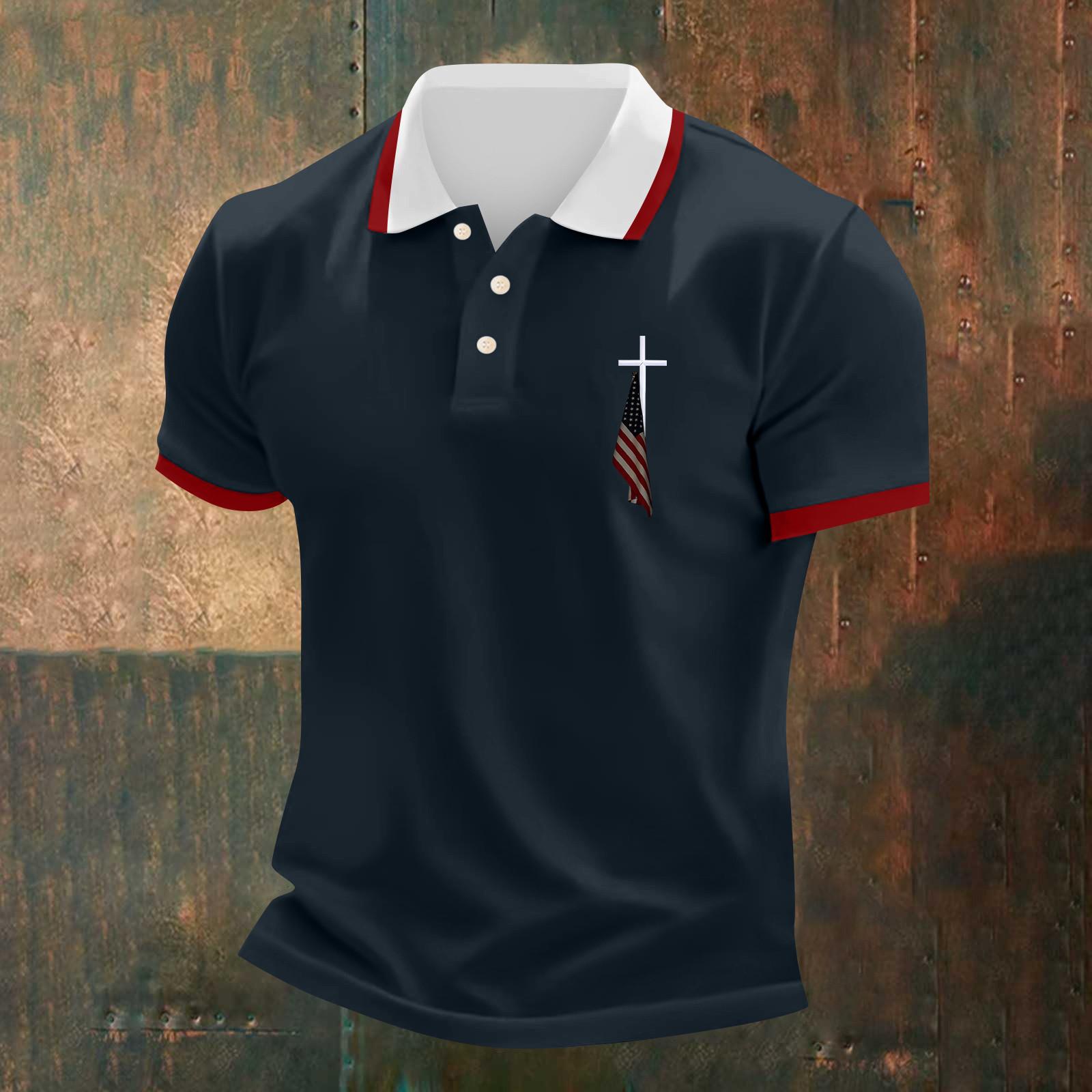 Мужская повседневная футболка с коротким рукавом и принтом «День независимости» M тёмно-синий
Мужская повседневная футболка с коротким рукавом и принтом «День независимости» M тёмно-синий