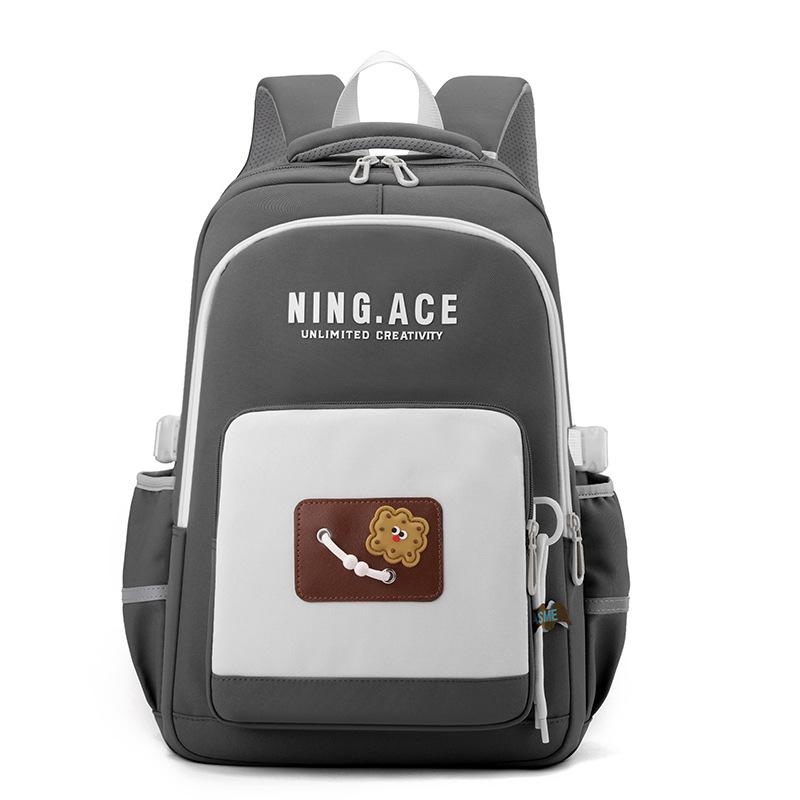 Student burden reduction Large capacity Middle school student Junior high school student schoolbag Female high school student Girl primary сірий колір
Student burden reduction Large capacity Middle school student Junior high school student schoolbag Female high school student Girl primary сірий колір