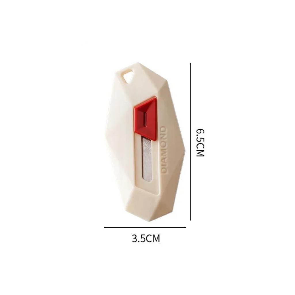 1/3pcs Safety Box Cutter with Magnetic Cap, Diamond Design Rounded Tip for Packages Letters, Office & Home Utility Knife
1/3pcs Safety Box Cutter with Magnetic Cap, Diamond Design Rounded Tip for Packages Letters, Office & Home Utility Knife