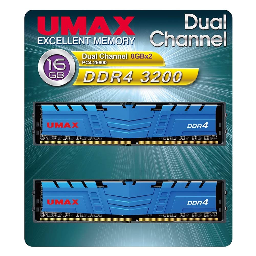 Desktop DDR4 8GB x 2 discs with heat sink Long-DIMM (Model number UM-DDR4D-3200-16GBHS)
Desktop DDR4 8GB x 2 discs with heat sink Long-DIMM (Model number UM-DDR4D-3200-16GBHS)