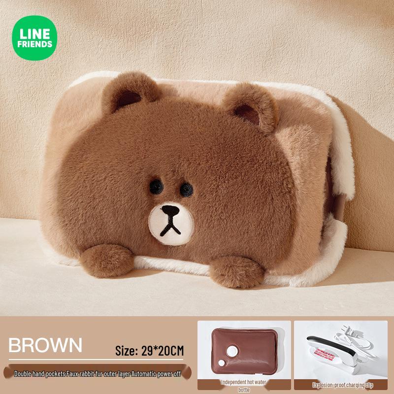 Rechargeable Brown Bear Plush Hot Water Bottle Pillow – Cute Bed Warmer for Baby and Girl
Rechargeable Brown Bear Plush Hot Water Bottle Pillow – Cute Bed Warmer for Baby and Girl