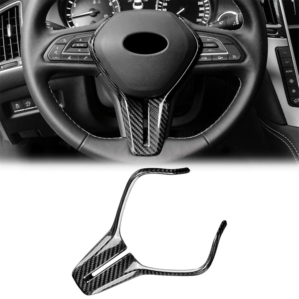 Real Carbon Fiber Steering Wheel Center Trim Cover For Infiniti Q50 Q60 2018-24
Real Carbon Fiber Steering Wheel Center Trim Cover For Infiniti Q50 Q60 2018-24