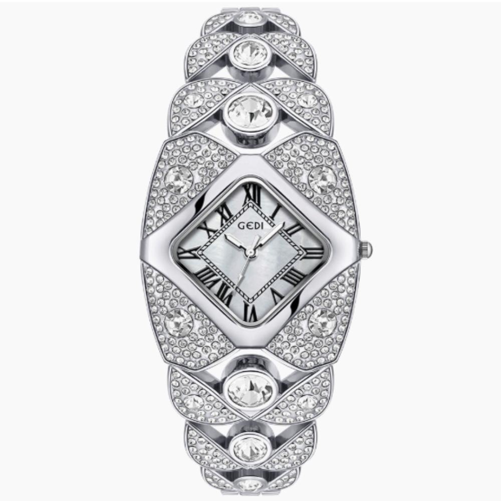 New Diamond Inlaid Bracelet Watch Waterproof Light Luxury Women Watch Jewelry Fashion Quartz Wristwatch Evening Party
New Diamond Inlaid Bracelet Watch Waterproof Light Luxury Women Watch Jewelry Fashion Quartz Wristwatch Evening Party