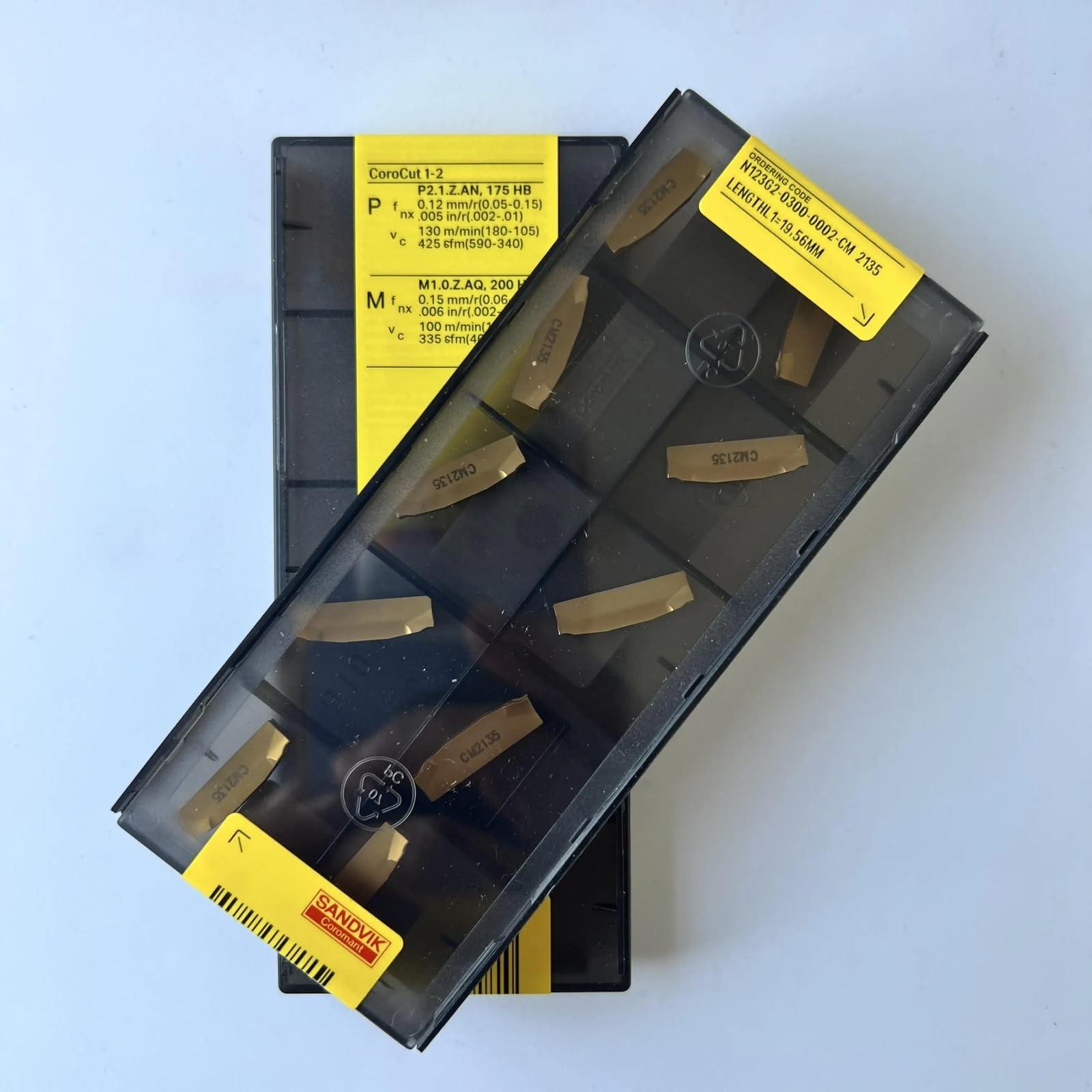 Original Sandvik / N123G2-0300-0002-CM 2135 CNC lathe carbide blade 10 PCS
Original Sandvik / N123G2-0300-0002-CM 2135 CNC lathe carbide blade 10 PCS