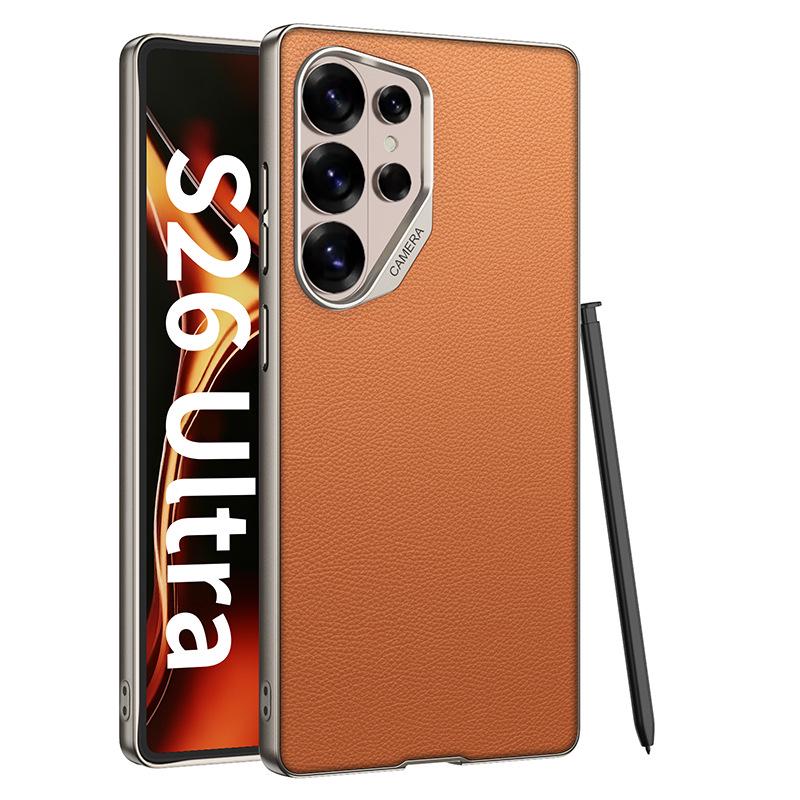 Compatible with Samsung S26 Ultra Plain Leather Matte Protective Case with Large Hole Lens Design. SM-S26Ultra
Compatible with Samsung S26 Ultra Plain Leather Matte Protective Case with Large Hole Lens Design. SM-S26Ultra