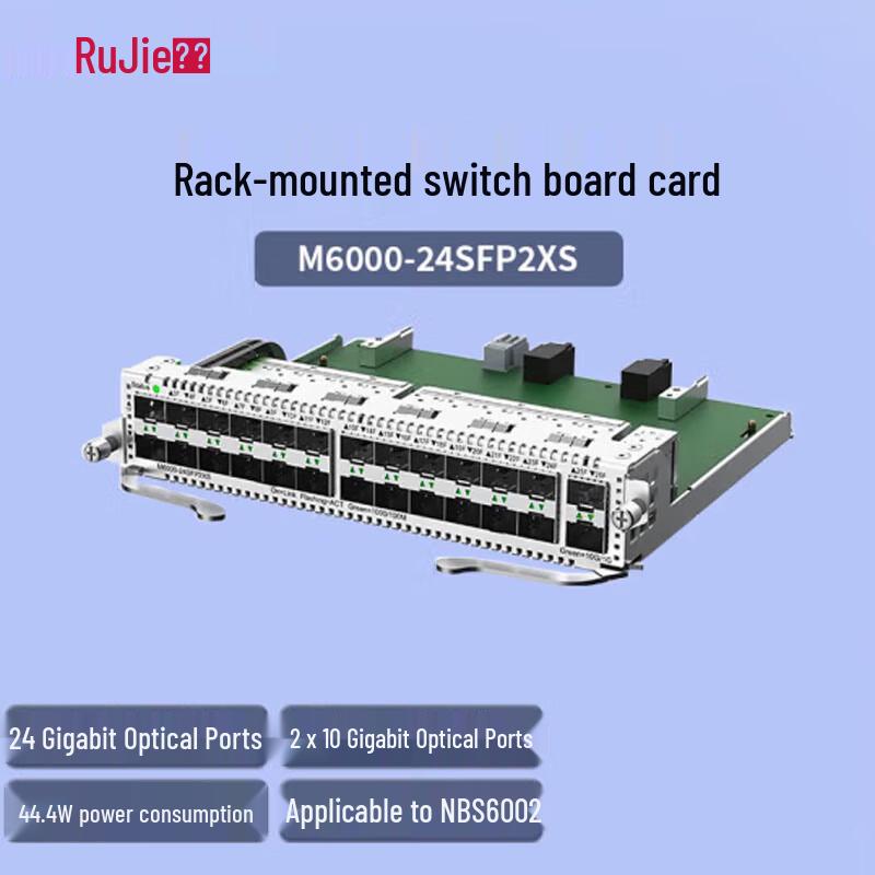Ruijie M6000 Series All-Optical Core Switch Card
Ruijie M6000 Series All-Optical Core Switch Card