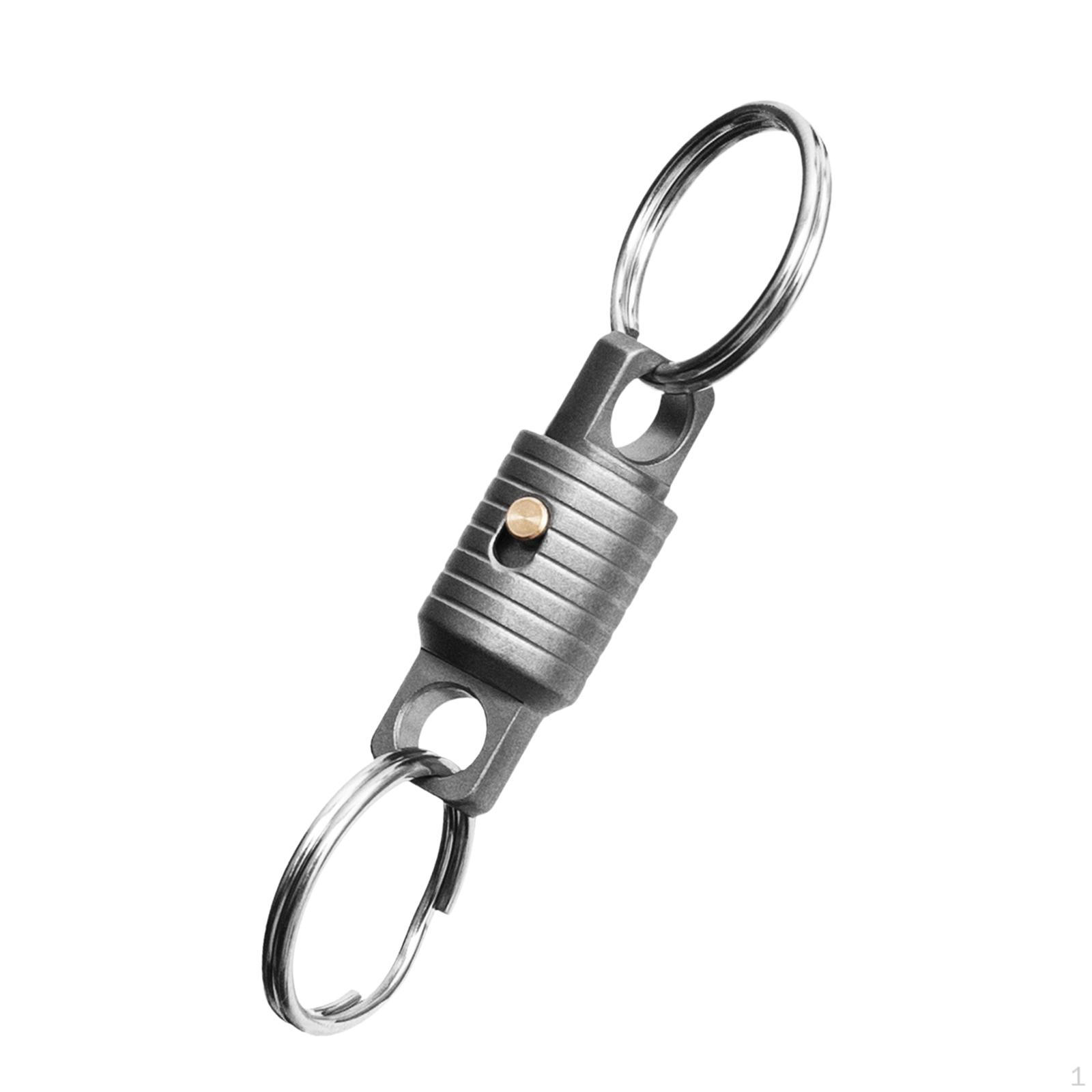 Quick Release Keychain 360° Rotating Key Chain Connector Versatile Compact Detachable Clip
Quick Release Keychain 360° Rotating Key Chain Connector Versatile Compact Detachable Clip