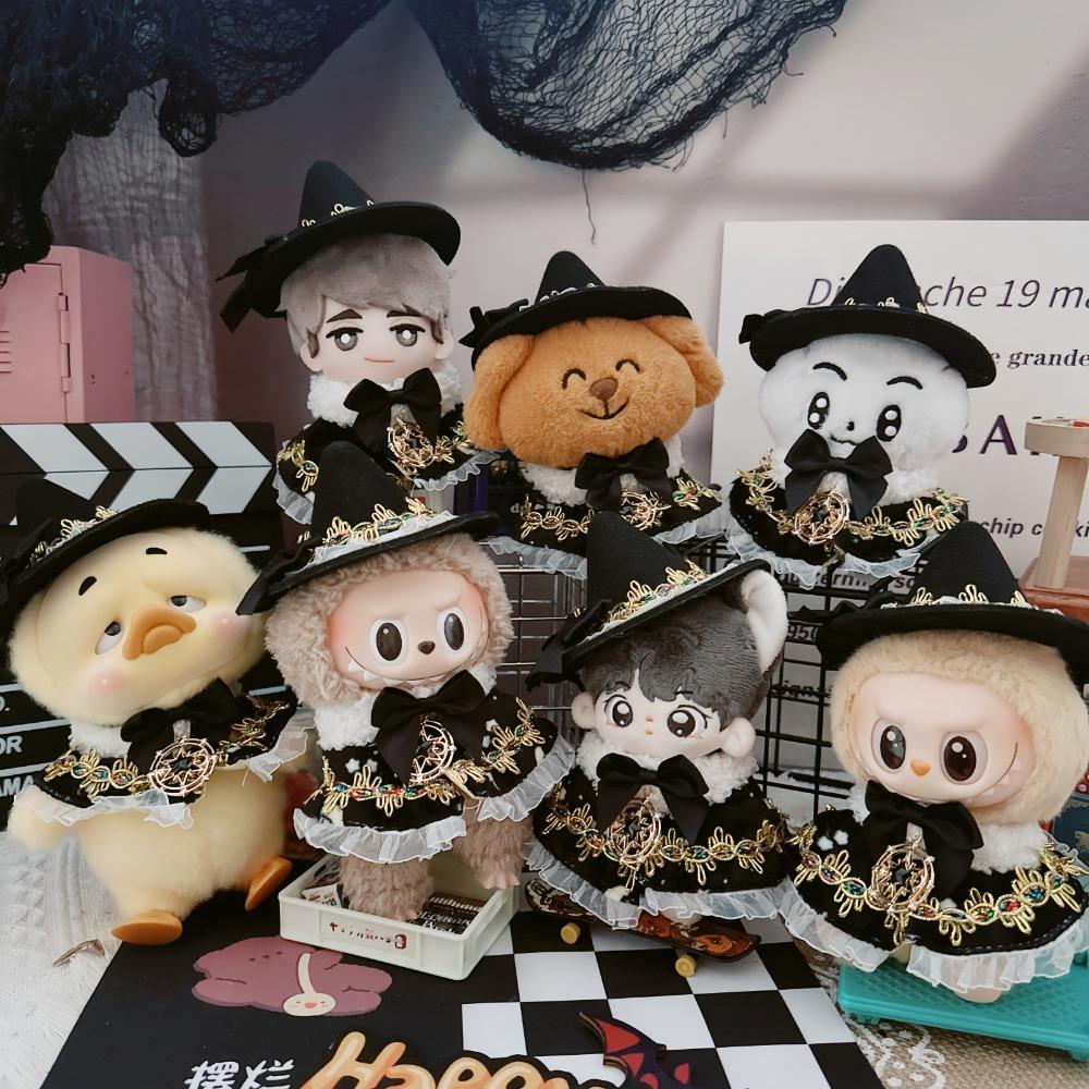 Halloween Hat Sitting Labubu Doll Clothes Dress Up Cotton Doll s Clothes Cotton Doll Accessories чорний
Halloween Hat Sitting Labubu Doll Clothes Dress Up Cotton Doll s Clothes Cotton Doll Accessories чорний