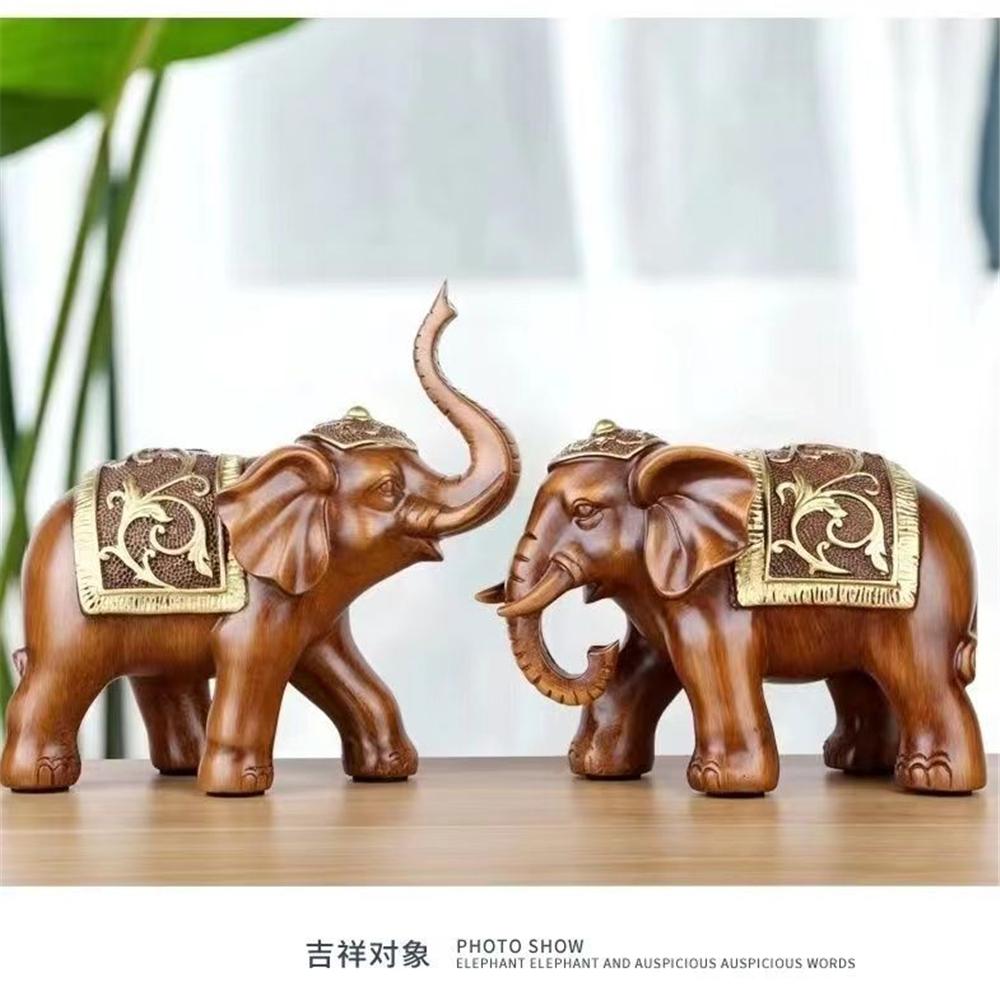 A Pair of Elephant Statues Resin Crafts Implied Fortune Object Living Room Porch Desk Decoration Lucky Indian Elephant Ornaments
A Pair of Elephant Statues Resin Crafts Implied Fortune Object Living Room Porch Desk Decoration Lucky Indian Elephant Ornaments