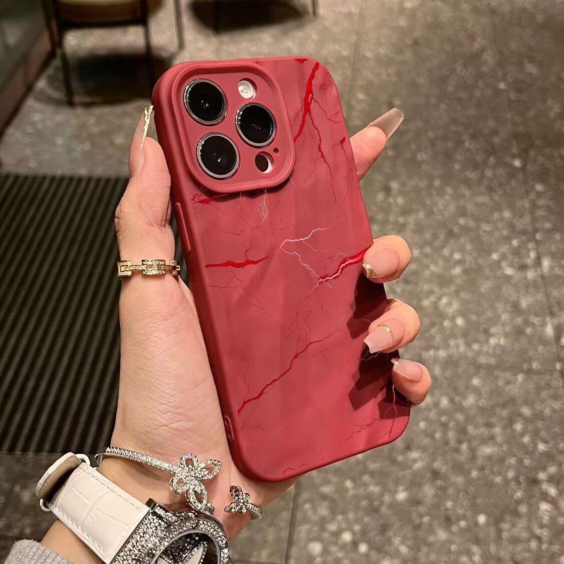 Red Lightning Printing Soft Silicone Phone Case For iPhone 17 16 15 14 13 12 11 Pro Max X XS XR Max 7 8 Plus Bumper Back Cover iPhone XR
Red Lightning Printing Soft Silicone Phone Case For iPhone 17 16 15 14 13 12 11 Pro Max X XS XR Max 7 8 Plus Bumper Back Cover iPhone XR