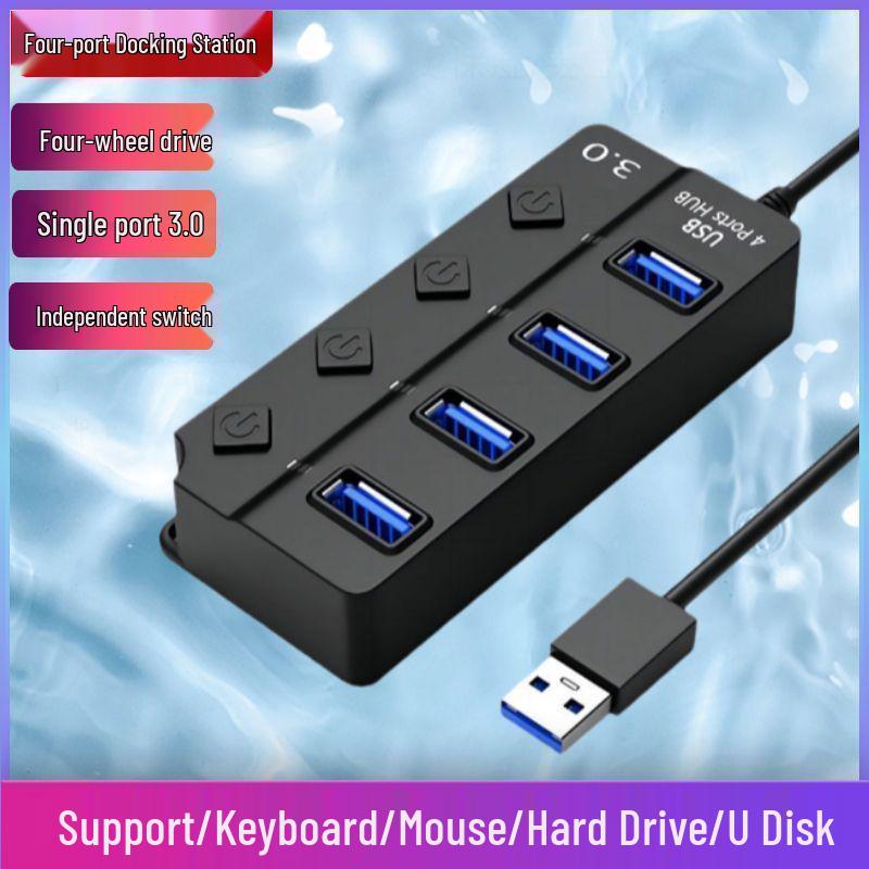 7-Port USB Hub Expander - New USB One-to-Seven Splitter Available
7-Port USB Hub Expander - New USB One-to-Seven Splitter Available