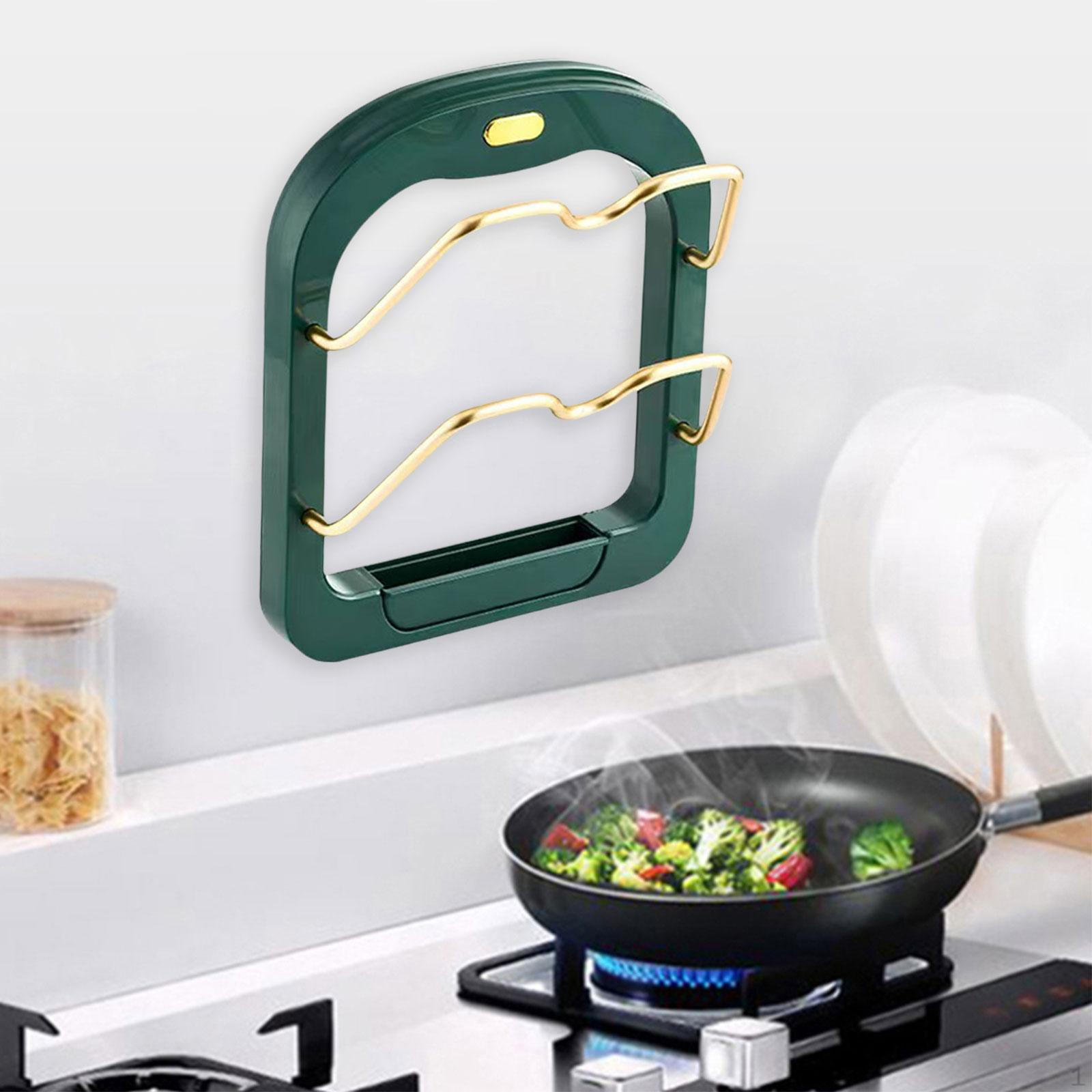 Kitchen Organizer for Pot Lids and Utensils - Space-Saving Solution зелений
Kitchen Organizer for Pot Lids and Utensils - Space-Saving Solution зелений