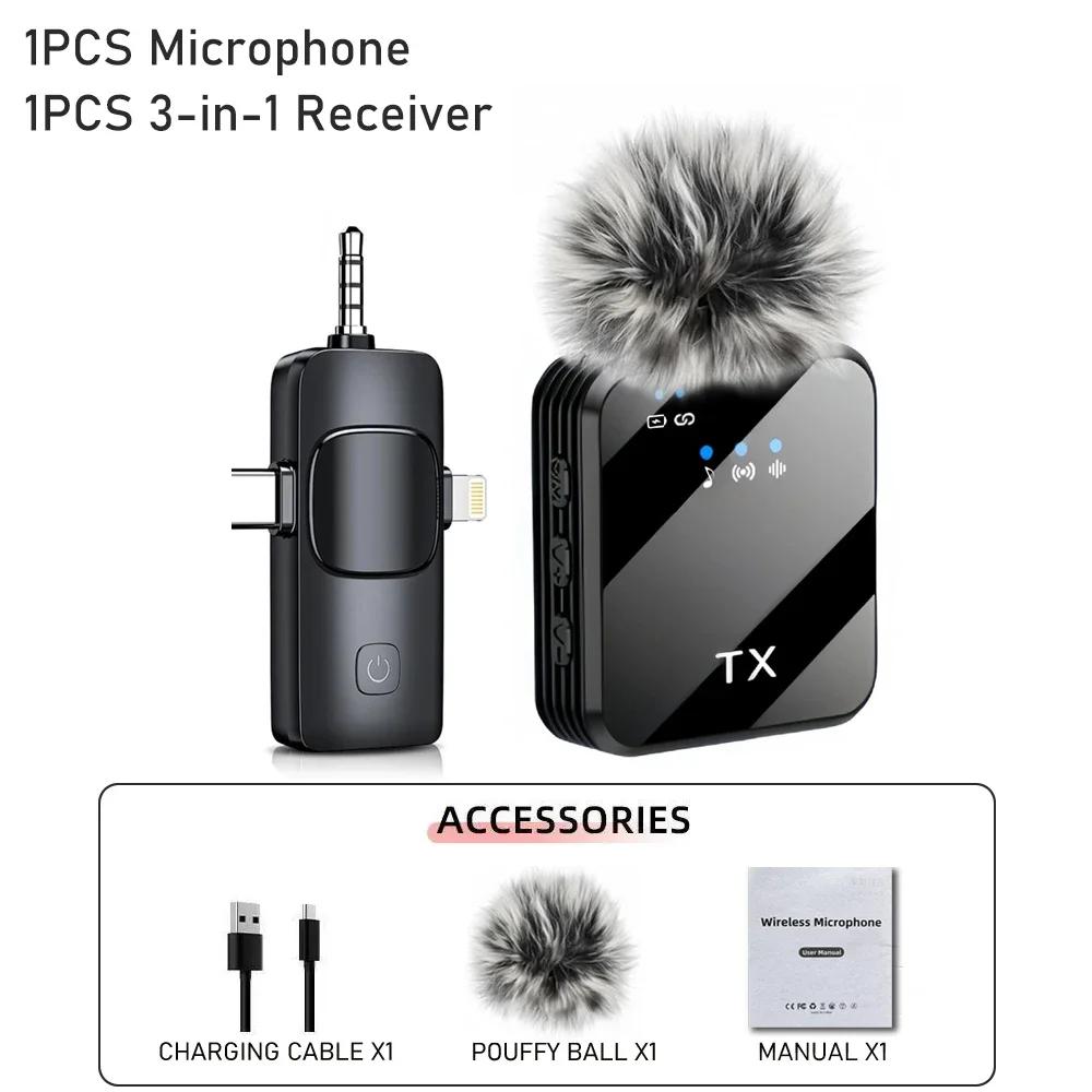 New Wireless Lavalier Microphone for Camera,iPhone,Android,Microphone for Video Recording Recording Podcast Noise Reduction mic
New Wireless Lavalier Microphone for Camera,iPhone,Android,Microphone for Video Recording Recording Podcast Noise Reduction mic
