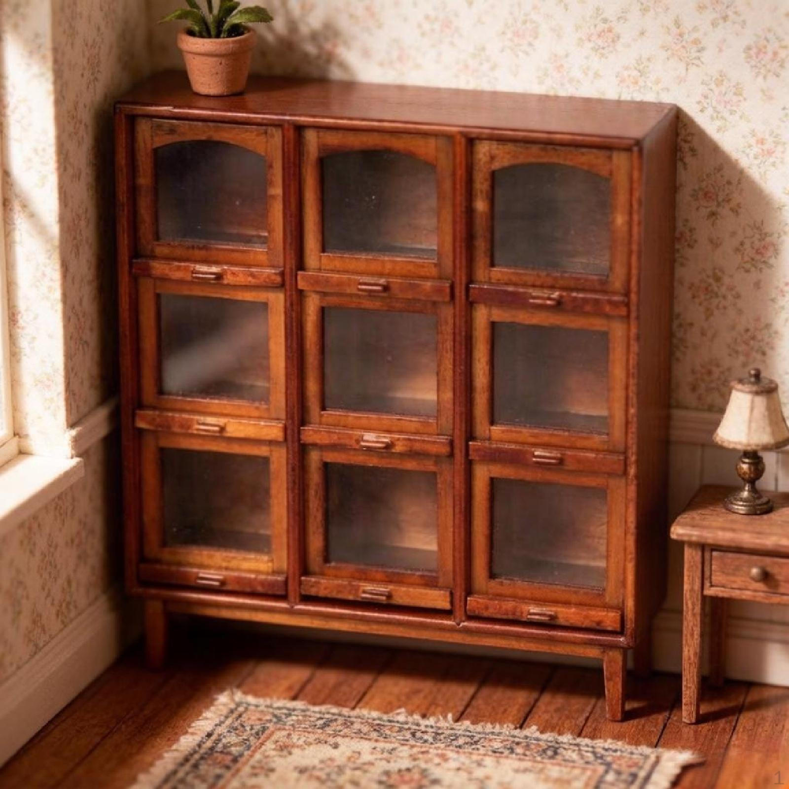 Dollhouse Mini Cabinet Display Shelf 9 Compartments Micro Landscape Photo Props Wooden Pull Out Dark Wood
Dollhouse Mini Cabinet Display Shelf 9 Compartments Micro Landscape Photo Props Wooden Pull Out Dark Wood