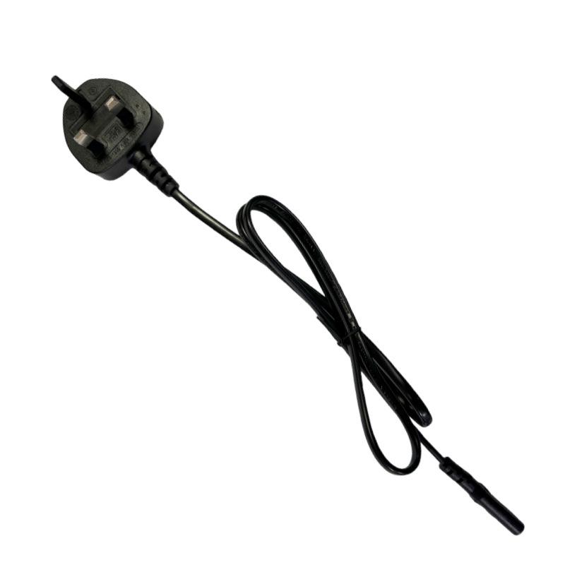 5A UK Standard H03VVH2-F C7 Figure-8 Plug 1m Black Cord Adapter
5A UK Standard H03VVH2-F C7 Figure-8 Plug 1m Black Cord Adapter