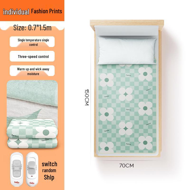 Радужное электрическое одеяло: Одиночное управление, Регулировка температуры, Осушение, Идеально для общежитий
Радужное электрическое одеяло: Одиночное управление, Регулировка температуры, Осушение, Идеально для общежитий