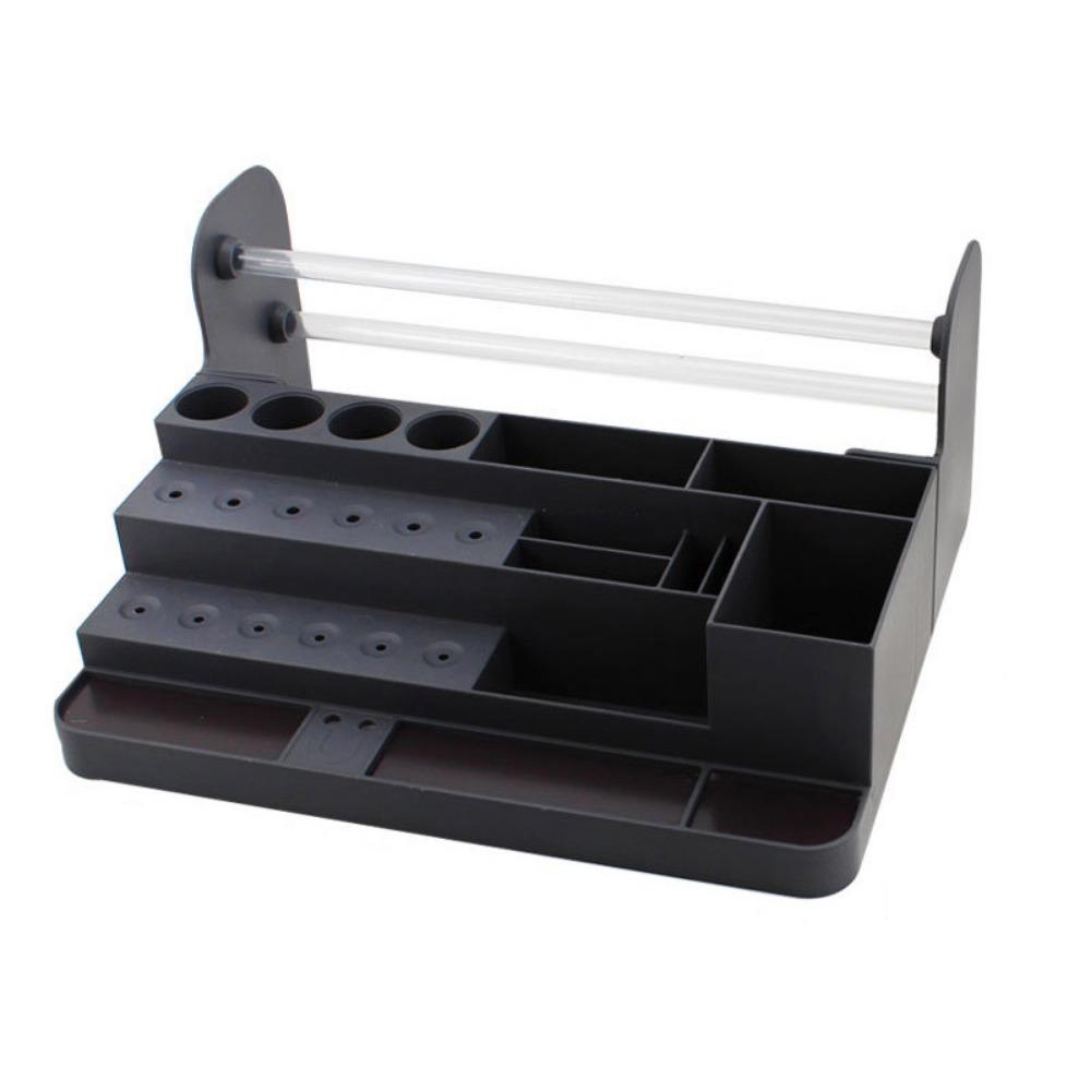 Держатель для отверток большой вместимости, многоярусная полка, держатель для инструментов для ремонта телефонов, настольный темно серый
Держатель для отверток большой вместимости, многоярусная полка, держатель для инструментов для ремонта телефонов, настольный темно серый