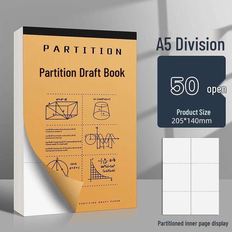 Thick Tearable Kraft Draft Book for Exams: Blank Scratch Paper Notebook for Students Single Pack
Thick Tearable Kraft Draft Book for Exams: Blank Scratch Paper Notebook for Students Single Pack