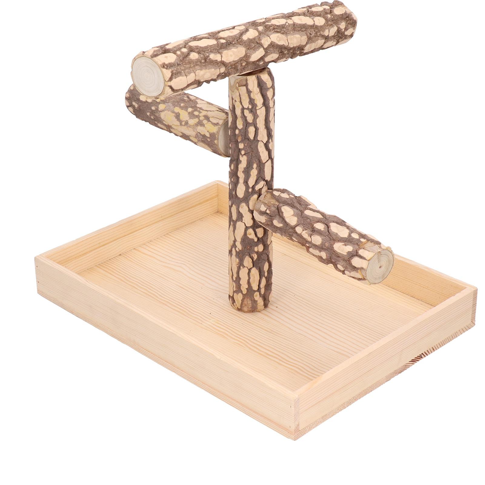 Bird Playstand Parrot Wood Perch Playground Rough Surface Bird Exercise Plaything
Bird Playstand Parrot Wood Perch Playground Rough Surface Bird Exercise Plaything