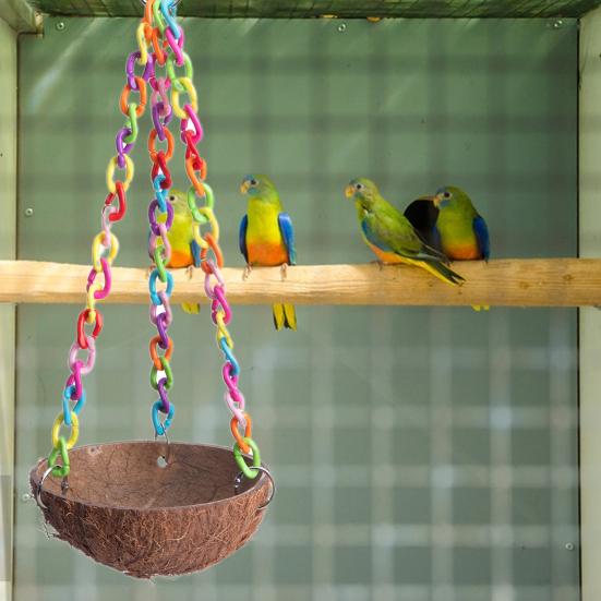 Yousheng Bird House красочная цепная подставка для игрушек из кокосовой скорлупы легкая подвесная игрушка-качели для попугая для дома
Yousheng Bird House красочная цепная подставка для игрушек из кокосовой скорлупы легкая подвесная игрушка-качели для попугая для дома