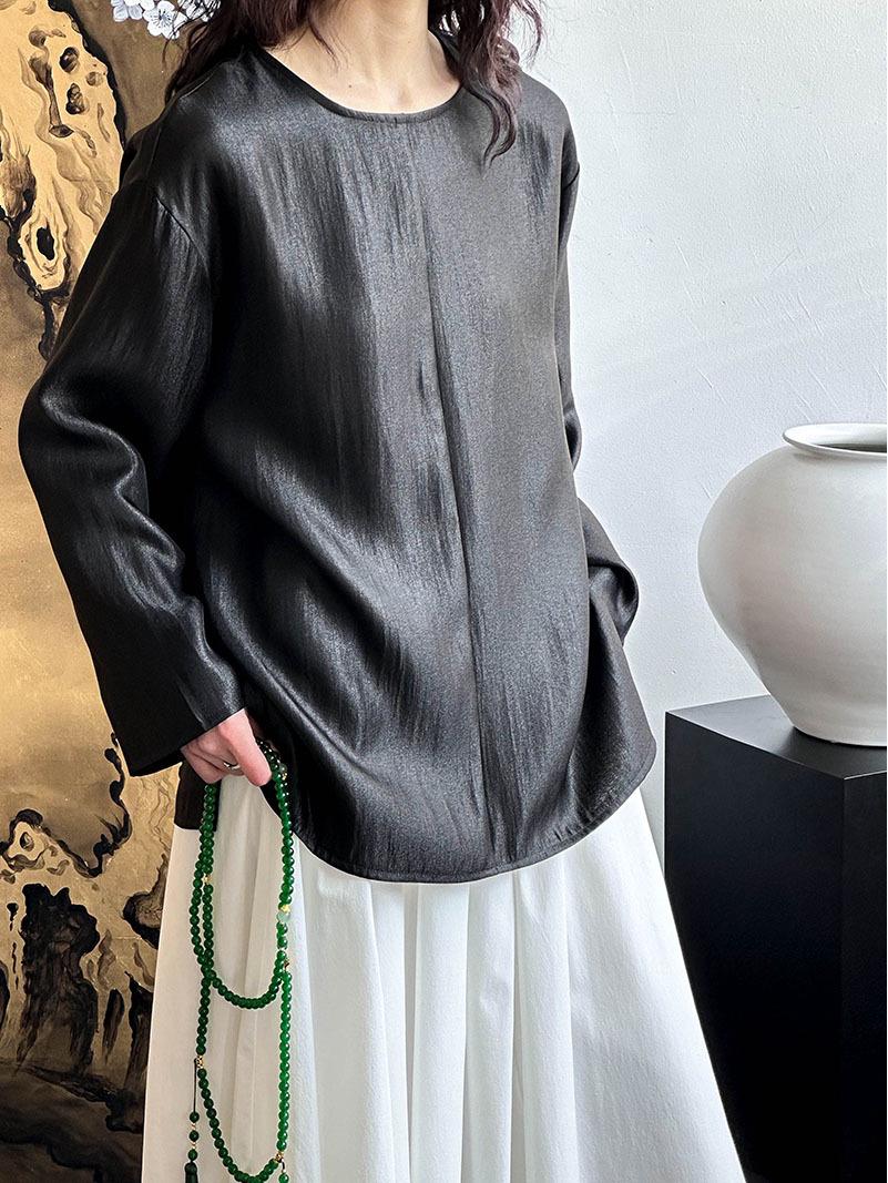 Женская осенняя рубашка Juzhi в стиле ретро с круглым вырезом Medium
Женская осенняя рубашка Juzhi в стиле ретро с круглым вырезом Medium