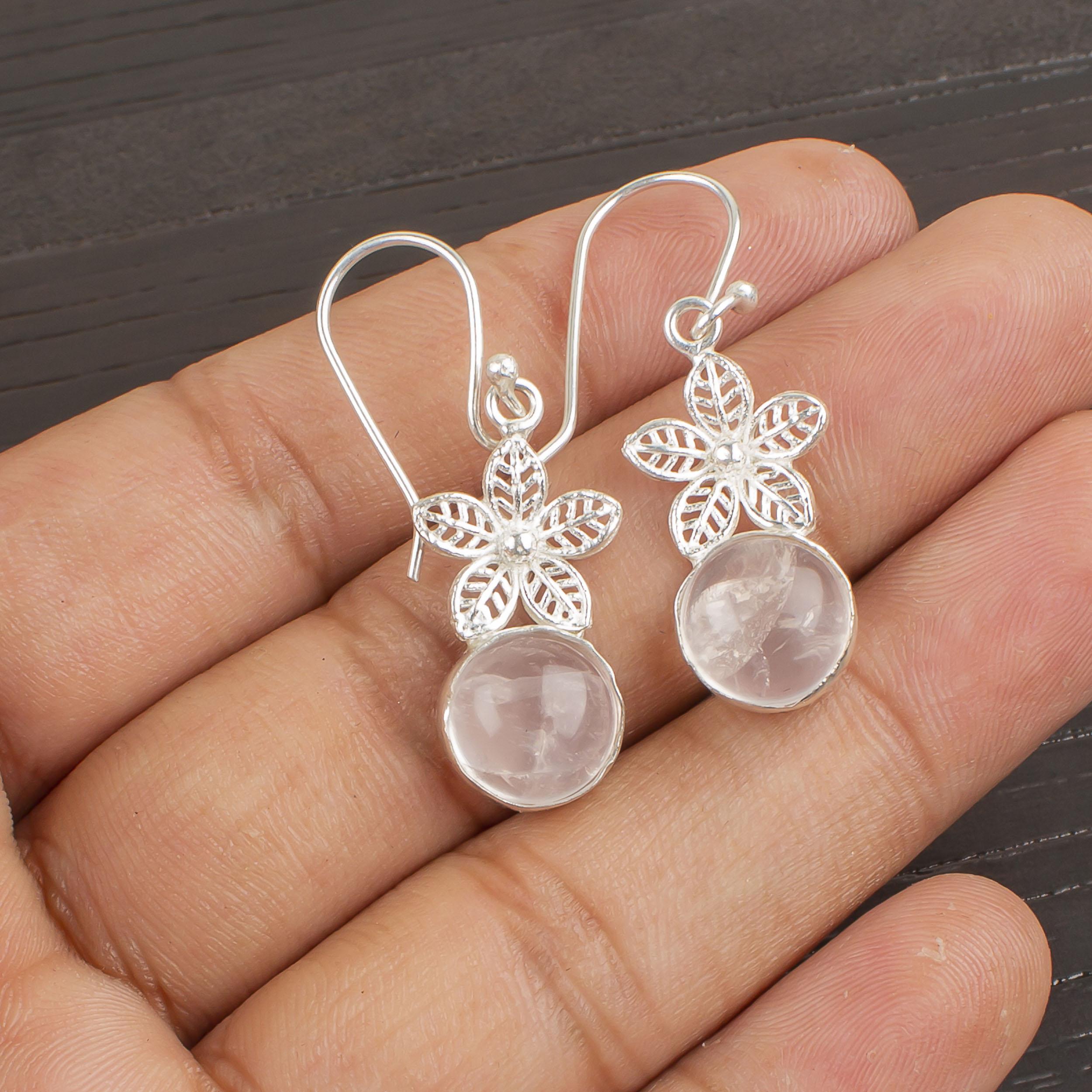 Rose Quartz 925 Solid Sterling Silver Earrings, Handmade Gemstone Earrings Jewelry, Gifts For Wife Brand New Earrings 1.50 Inches рожевий
Rose Quartz 925 Solid Sterling Silver Earrings, Handmade Gemstone Earrings Jewelry, Gifts For Wife Brand New Earrings 1.50 Inches рожевий