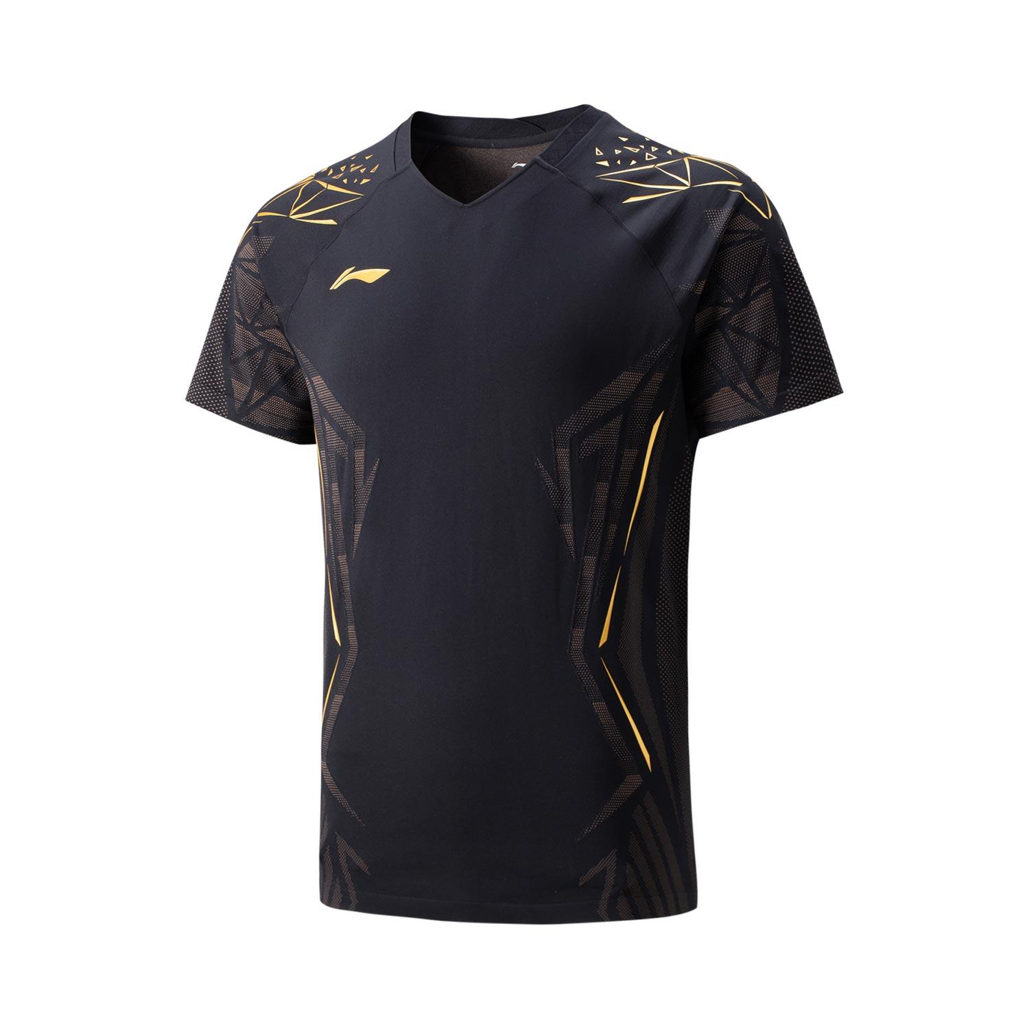 Li Ning Серия Бадминтон Быстросохнущая Прохладная Спортивная Футболка с V-образным вырезом и коротким рукавом Унисекс Топы Черный AAYV019-1 M
Li Ning Серия Бадминтон Быстросохнущая Прохладная Спортивная Футболка с V-образным вырезом и коротким рукавом Унисекс Топы Черный AAYV019-1 M
