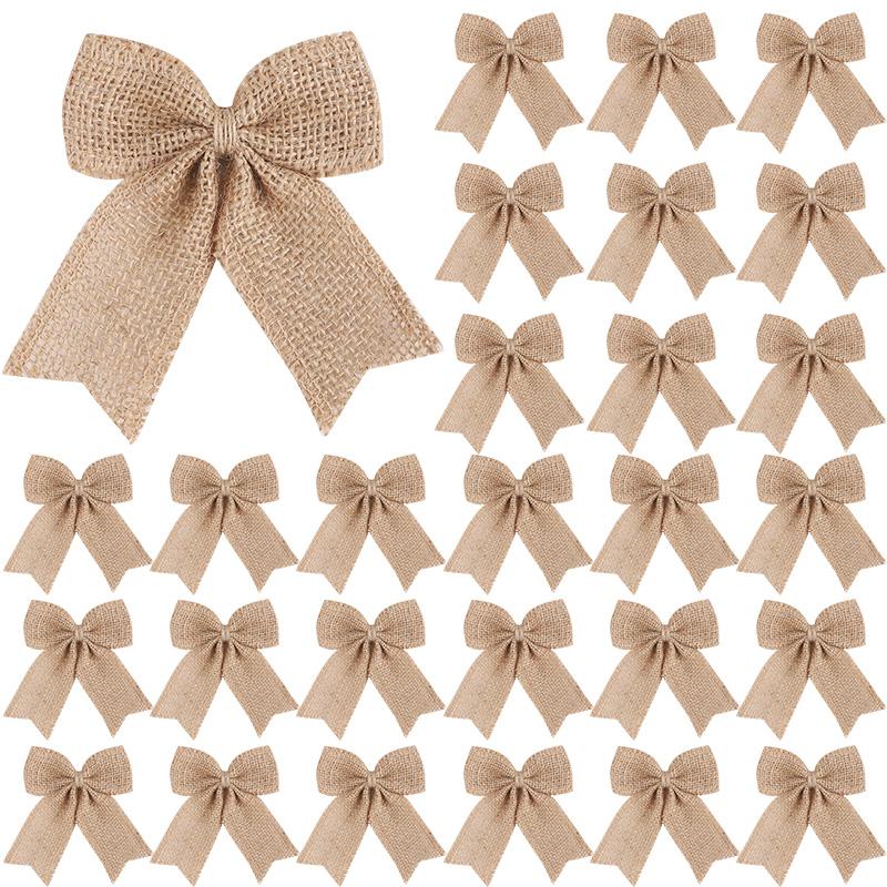 5/10Pcs Natural Burlap Bows for Wedding Birthday Party DIY Gif Decoration Crafts Christmas Tree New Year Home Ornaments Supplies 5Pcs коричневий
5/10Pcs Natural Burlap Bows for Wedding Birthday Party DIY Gif Decoration Crafts Christmas Tree New Year Home Ornaments Supplies 5Pcs коричневий