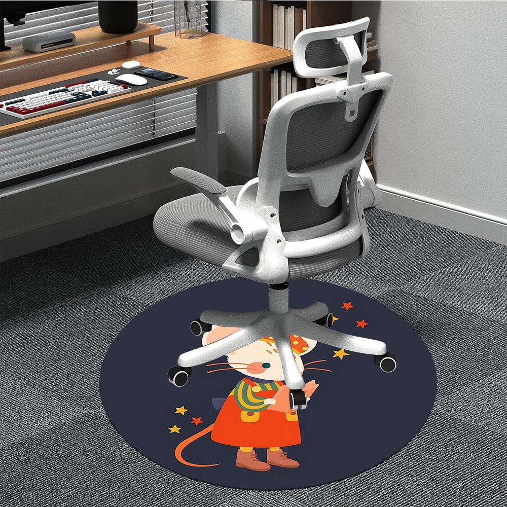 1pc Mouse Story Office Round Area Rug, Indoor Mat Suitable For Office, Under Office Chairs Bedroom Living Room Home Decor, Room Deco 80cm
1pc Mouse Story Office Round Area Rug, Indoor Mat Suitable For Office, Under Office Chairs Bedroom Living Room Home Decor, Room Deco 80cm