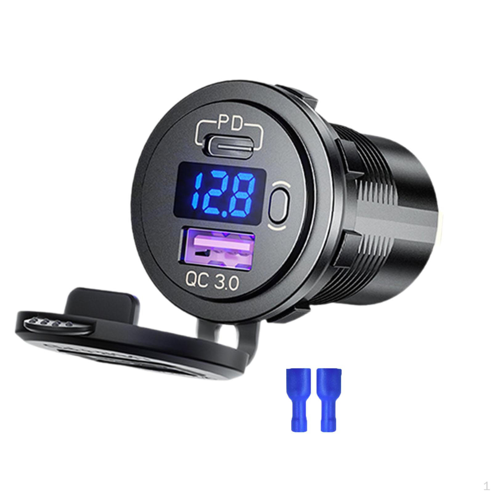USB Outlet Car Charger Adapter PD + Quick Charge 3.0 30W Compact Waterproof
USB Outlet Car Charger Adapter PD + Quick Charge 3.0 30W Compact Waterproof