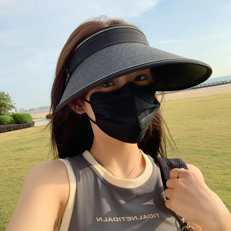Summer Hat Women S Fashion Alphabet Sunscreen Sun Hat Sun Eaves Face Cover Empty Top Hat Outdoor Spring One size fits all чорний
Summer Hat Women S Fashion Alphabet Sunscreen Sun Hat Sun Eaves Face Cover Empty Top Hat Outdoor Spring One size fits all чорний