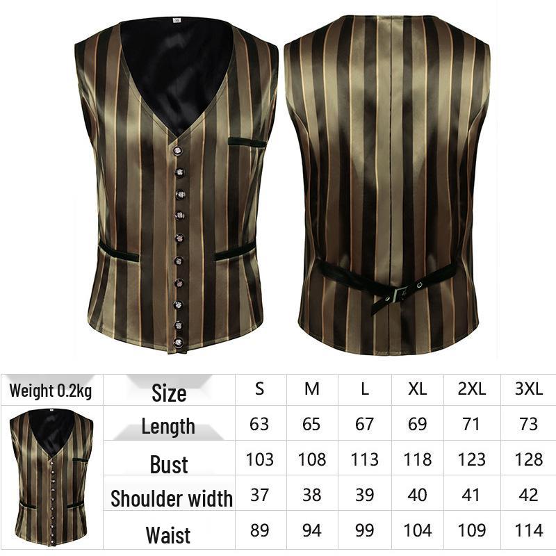 2025 Мужской стимпанк викторианский костюм с плиссированной рубашкой 2XL
2025 Мужской стимпанк викторианский костюм с плиссированной рубашкой 2XL