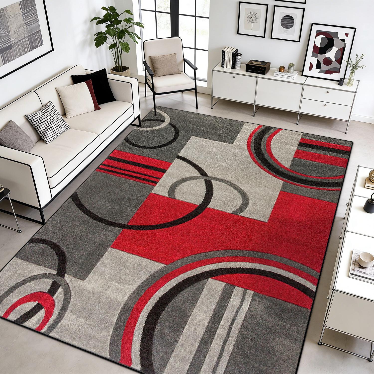 Modern Geometric Abstract Style Living Room Carpet Decoration Bedroom Antiskid Fluffy Rug Large Area Easy Clean Soft Floor Mats 40cm x 60cm
Modern Geometric Abstract Style Living Room Carpet Decoration Bedroom Antiskid Fluffy Rug Large Area Easy Clean Soft Floor Mats 40cm x 60cm