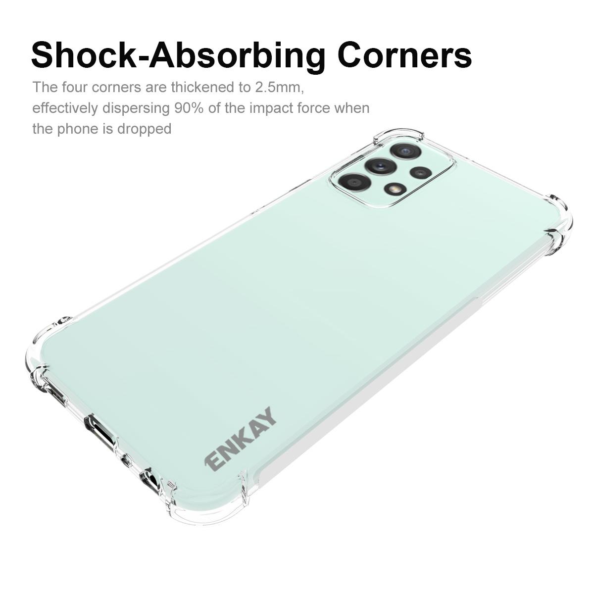ENKAY HAT PRINCE for Samsung Galaxy A23 4G/5G (Global Version) Transparent Anti-slip Phone Case Soft TPU Four Reinforced Corners Protection Cover A
ENKAY HAT PRINCE for Samsung Galaxy A23 4G/5G (Global Version) Transparent Anti-slip Phone Case Soft TPU Four Reinforced Corners Protection Cover A