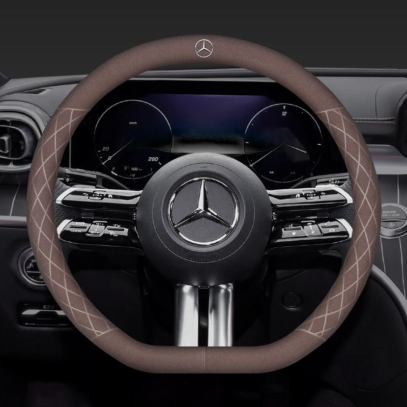 GLC GLB Car Emblem Steering Wheel Cover Suede Direction Tray Protective Case For Mercedes Benz AMG GLC GLK W205 W203 W206 W220
GLC GLB Car Emblem Steering Wheel Cover Suede Direction Tray Protective Case For Mercedes Benz AMG GLC GLK W205 W203 W206 W220