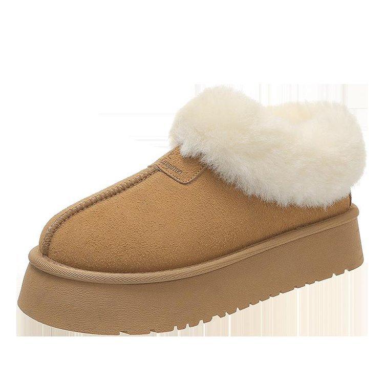 Brown thick-soled fur integrated warm snow boots women s shoes 2025 new autumn and winter plush thickened fluffy shoes 35
Brown thick-soled fur integrated warm snow boots women s shoes 2025 new autumn and winter plush thickened fluffy shoes 35