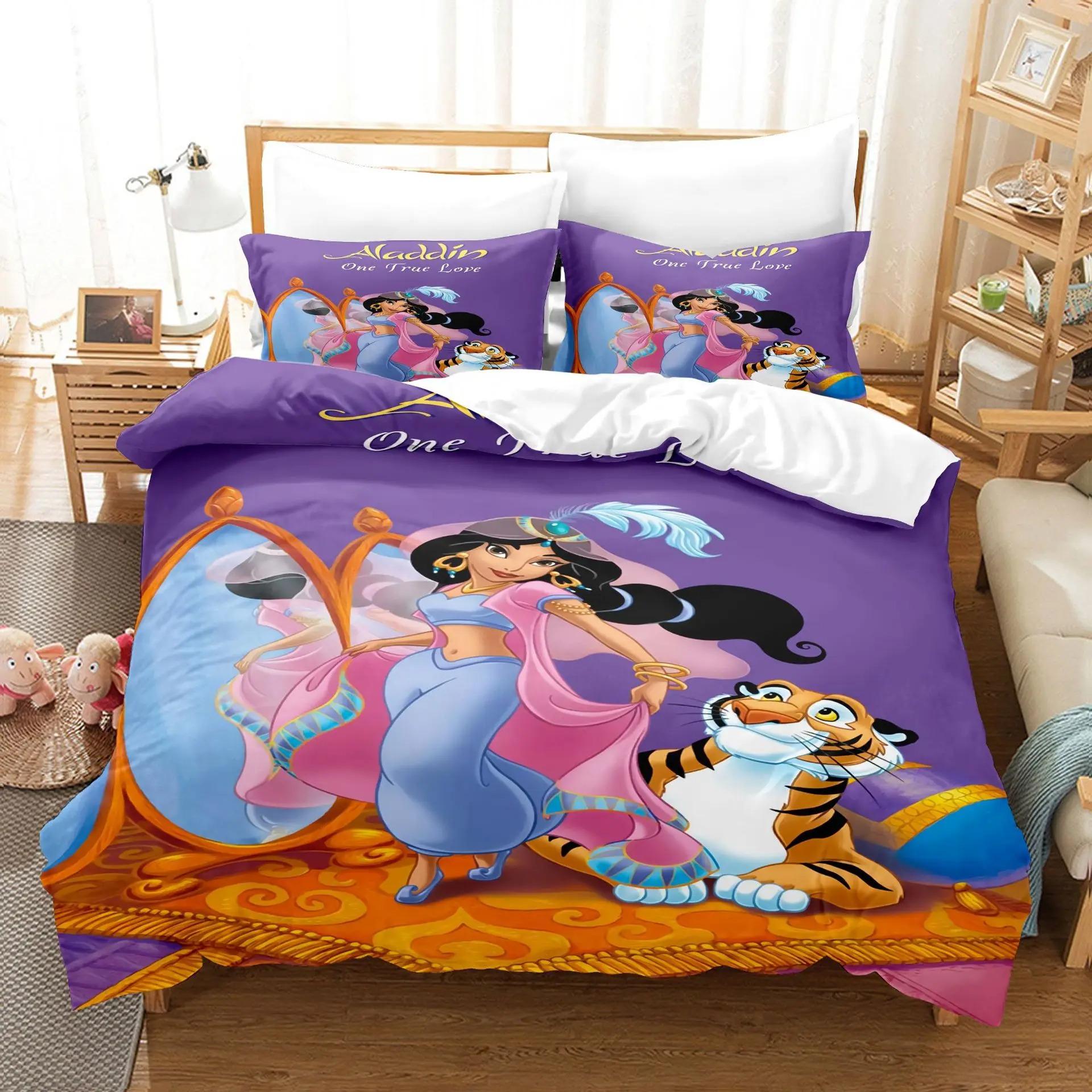 Disney s Aladdin lamp Bedding Set,3D Cartoon Printed Aladdin Duvet Cover Set,Quilt Cover for Family and Friends Gift 245X210cm-3pcs
Disney s Aladdin lamp Bedding Set,3D Cartoon Printed Aladdin Duvet Cover Set,Quilt Cover for Family and Friends Gift 245X210cm-3pcs