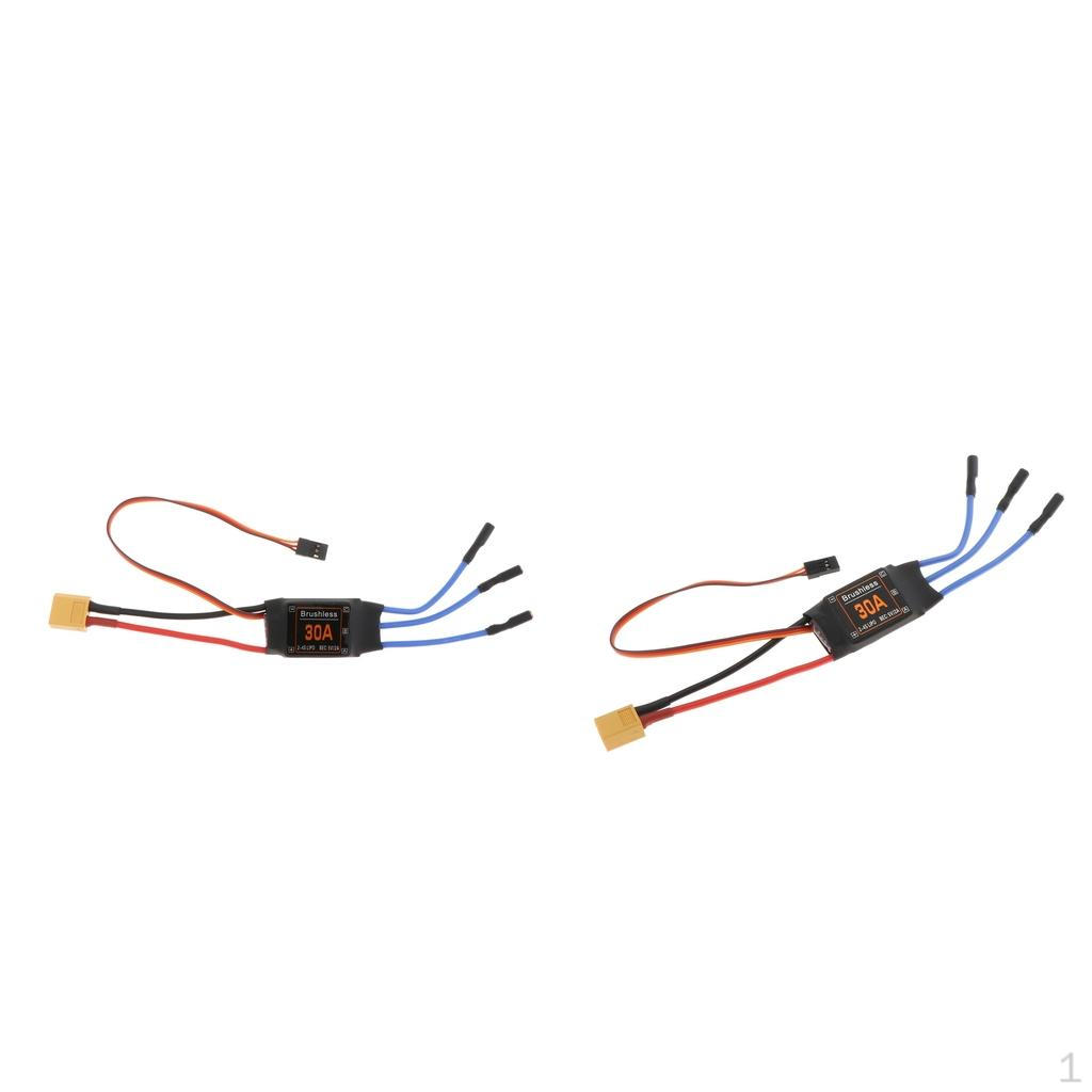 2 Pieces 30A Brushless BEC Durable RC Toys Accessories
2 Pieces 30A Brushless BEC Durable RC Toys Accessories