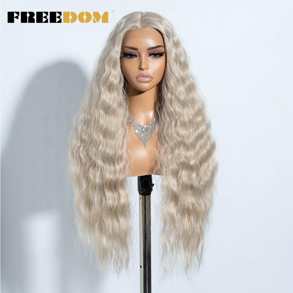 FREEDOM Synthetic Lace Front Wig Long Deep Wavy Ombre Blonde Ginger Lace Wigs For Black Women Heat Resistant Cosplay Wigs (as the picture,30inches&PART LACE WIG)
FREEDOM Synthetic Lace Front Wig Long Deep Wavy Ombre Blonde Ginger Lace Wigs For Black Women Heat Resistant Cosplay Wigs (as the picture,30inches&PART LACE WIG)