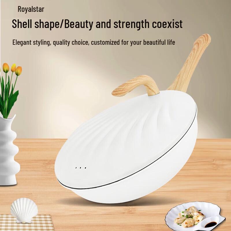 Royalstar Seashell Maifan Stone Non-Stick Wok 30cm
Royalstar Seashell Maifan Stone Non-Stick Wok 30cm