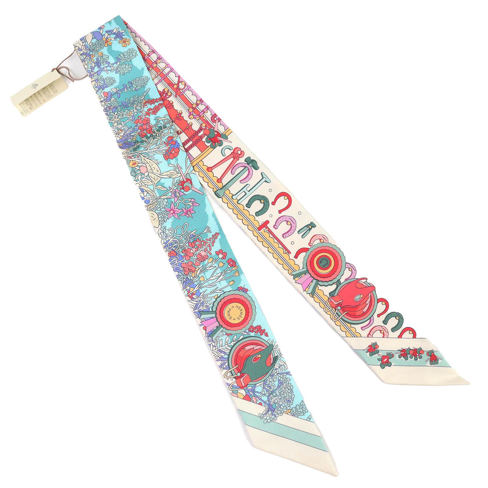 Pristine HERMES scarf Twilly Pony Pit Stop silk Women Used
Pristine HERMES scarf Twilly Pony Pit Stop silk Women Used