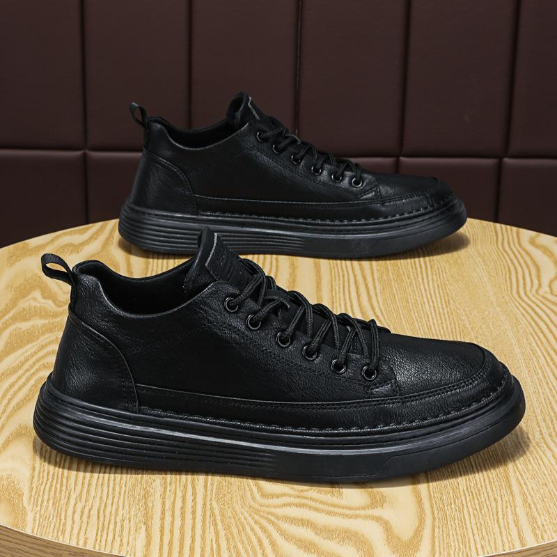 Men s shoes spring 2025 new business dress British trend versatile casual sports board shoes men s black leather shoes 39
Men s shoes spring 2025 new business dress British trend versatile casual sports board shoes men s black leather shoes 39