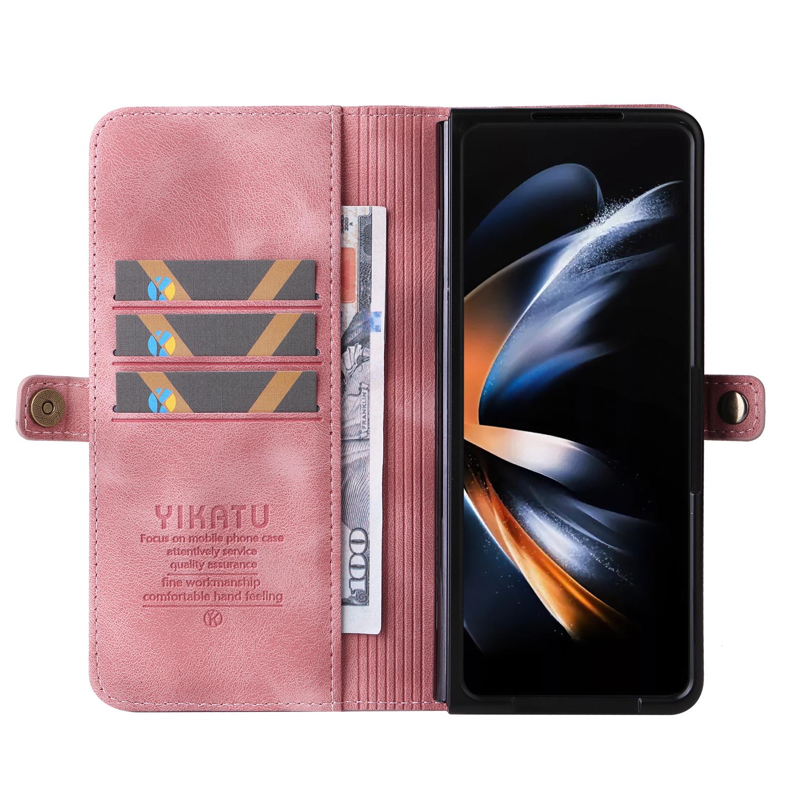 YIKATU YK-002 For Samsung Galaxy Z Fold6 5G Case PU Leather Skin-touch Phone Cover Pink
YIKATU YK-002 For Samsung Galaxy Z Fold6 5G Case PU Leather Skin-touch Phone Cover Pink