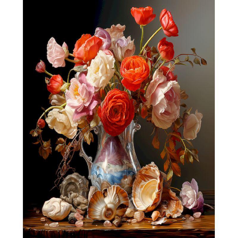 CHENISTORY Flower Coloring By Numbers Painting Set Acrylic Paints 40*50 Canvas Pictures Decorative Paintings Diy Crafts Gift 20x30cm no frame
CHENISTORY Flower Coloring By Numbers Painting Set Acrylic Paints 40*50 Canvas Pictures Decorative Paintings Diy Crafts Gift 20x30cm no frame