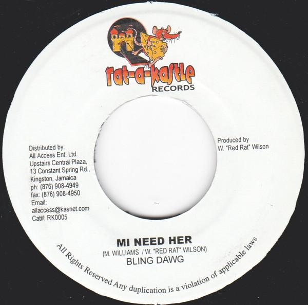 7inch Record BLING DAWG / PSYCHO KID - Mi Need Her / Toast RK0005 Rat-A-Kastle Re 2003 Jamaica Reggae, Ska & Dub Used
7inch Record BLING DAWG / PSYCHO KID - Mi Need Her / Toast RK0005 Rat-A-Kastle Re 2003 Jamaica Reggae, Ska & Dub Used