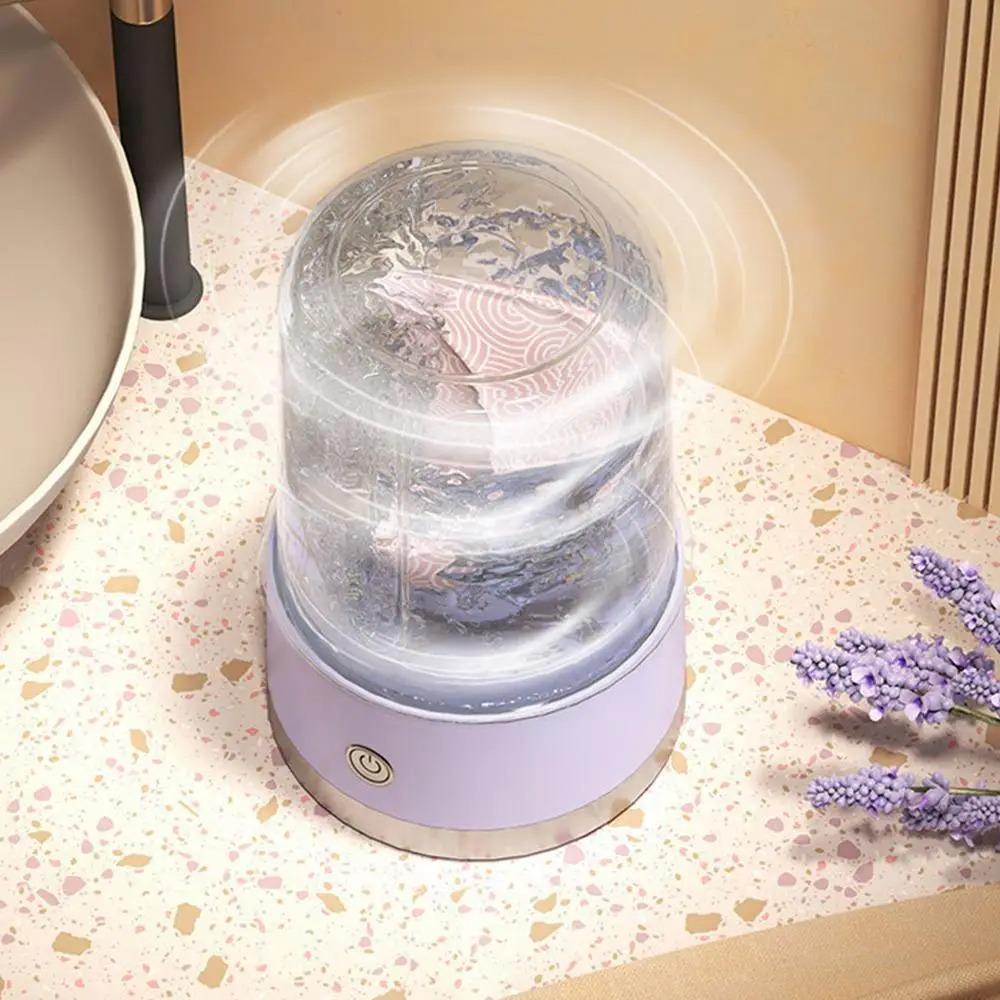 Cordless Portable Washing Machine with Laundry Cup Mini Washer for Travel Home фіолетовий
Cordless Portable Washing Machine with Laundry Cup Mini Washer for Travel Home фіолетовий