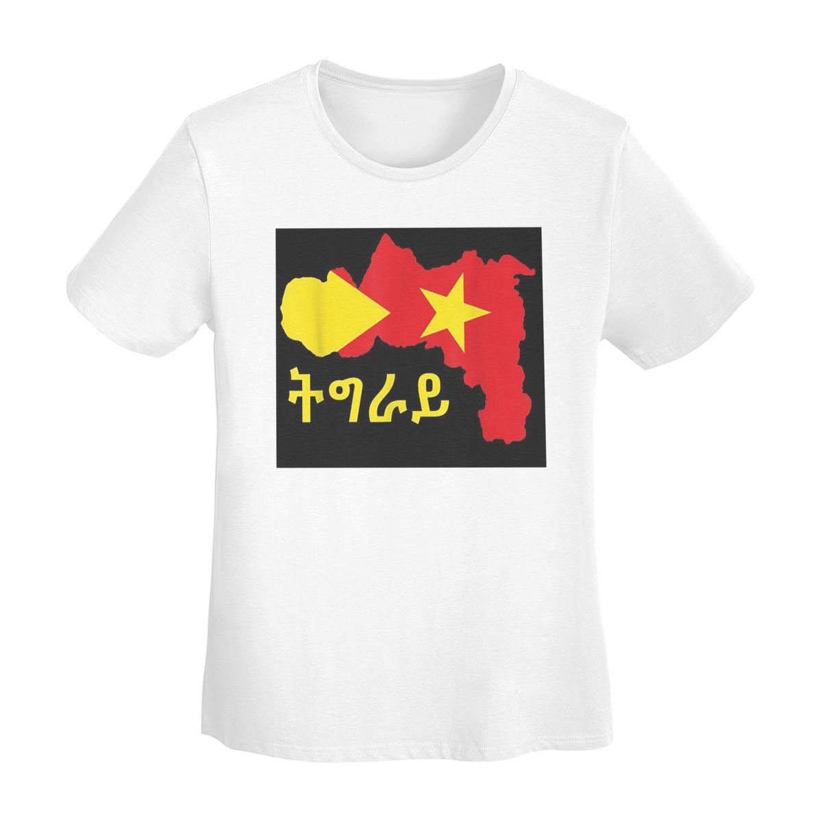 Tigray Flag Ethiopian TShirt Women Short Sleeve T Shirts ONeck Clothes Cotton Summer Tees Streetwear S
Tigray Flag Ethiopian TShirt Women Short Sleeve T Shirts ONeck Clothes Cotton Summer Tees Streetwear S