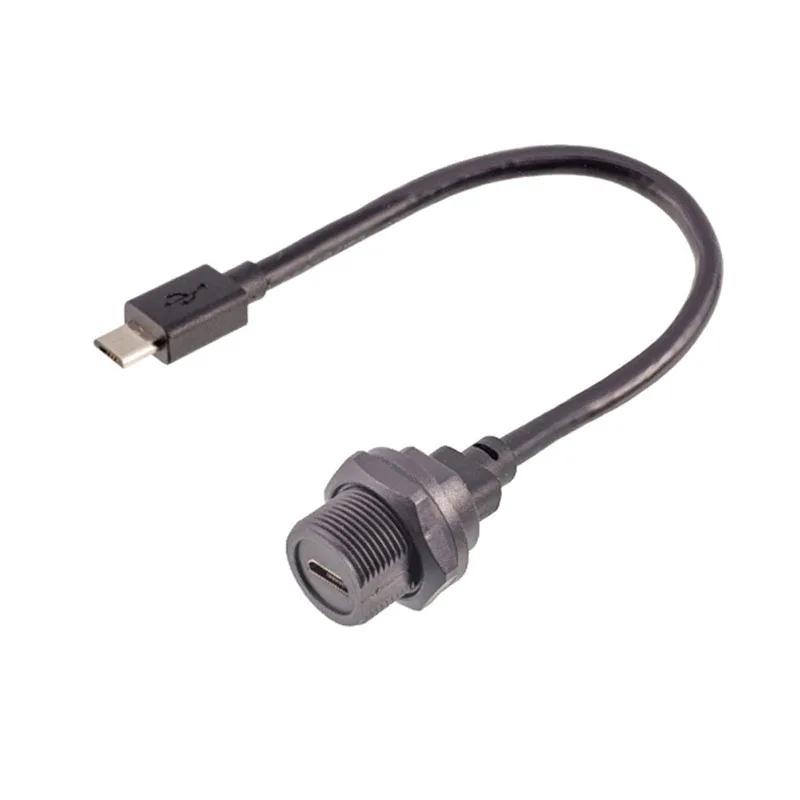Outdoor Waterproof Male Female Plug Socket Industrial Data Adapter USB2.0 MICRO USB Connector 0.5m 1m 2m Extender Cable 50cm cable
Outdoor Waterproof Male Female Plug Socket Industrial Data Adapter USB2.0 MICRO USB Connector 0.5m 1m 2m Extender Cable 50cm cable