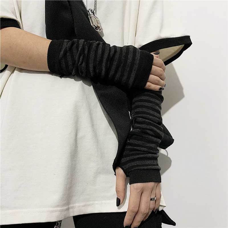 Y2K Lolita Women Girls Striped Gloves Warmer Knitted Long Striped Fingerless JK Gloves Elbow Mittens Party Lolita Accessories One Size
Y2K Lolita Women Girls Striped Gloves Warmer Knitted Long Striped Fingerless JK Gloves Elbow Mittens Party Lolita Accessories One Size